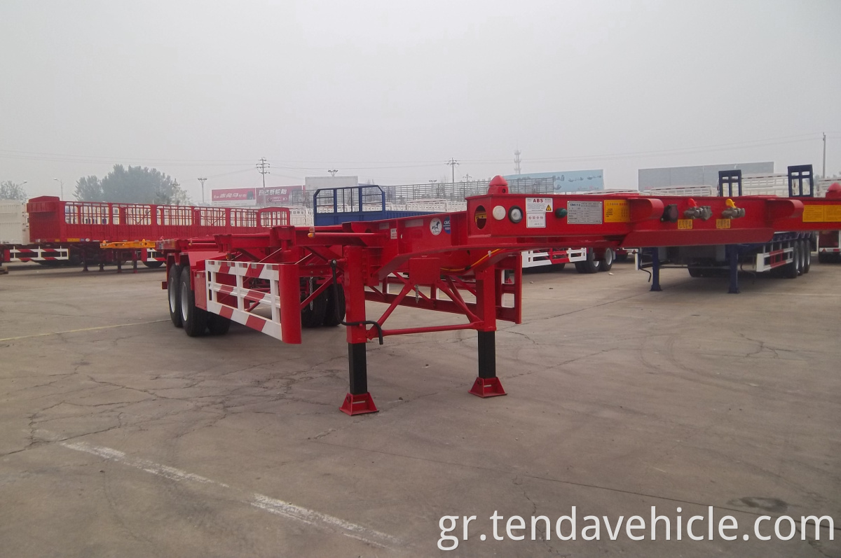 20ft Container Skeleton Chassis Trailer